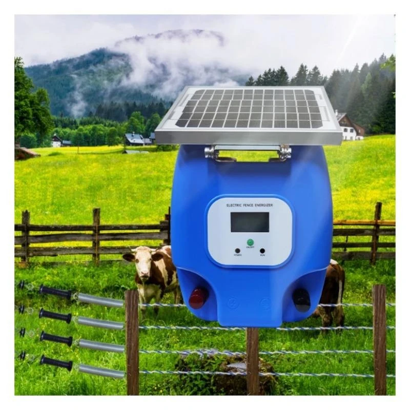 Solar Electric Fence Energizer With LCD | Waterproof Electric Fence Charger For Farms & Ranches best